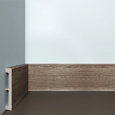 Плинтус XPS полимер Bello Deco ПЛ29 100-15 Дикий дуб 2000 мм