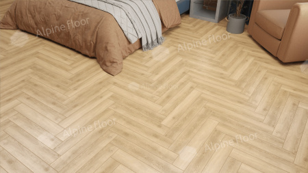 Ламинат Alpine Floor LF102-05 Дуб Шампань, Herringbone 8 мм