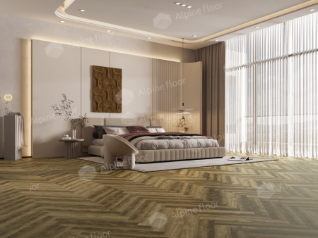 Ламинат Alpine Floor LF102-09 Дуб Марсель, Herringbone 8 мм