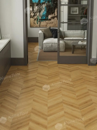 Ламинат Alpine Floor LF109-05 Дуб Олимп, Chevron Art
