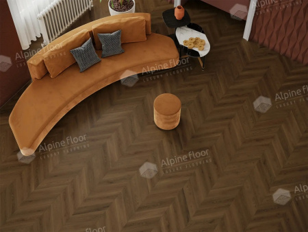 Ламинат Alpine Floor LF109-09 Дуб Денали, Chevron Art