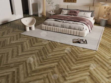 Ламинат Alpine Floor LF102-09 Дуб Марсель, Herringbone 8 мм