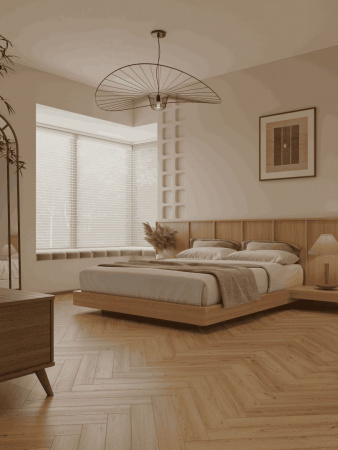 Ламинат Norland LF306-31 Дуб Альба, Herringbone Elegant 10
