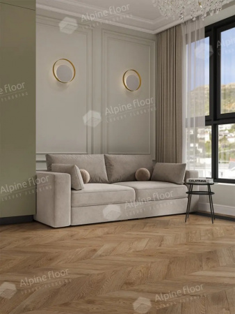 Ламинат Alpine Floor LF109-06 Дуб Эверест, Chevron Art
