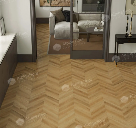 Ламинат Alpine Floor LF109-05 Дуб Олимп, Chevron Art