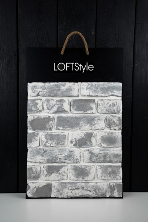 Декоративный кирпич LoftStyle Black Snow