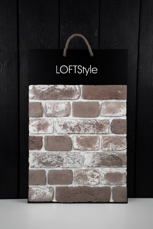 Декоративный кирпич LoftStyle Umbra Snow