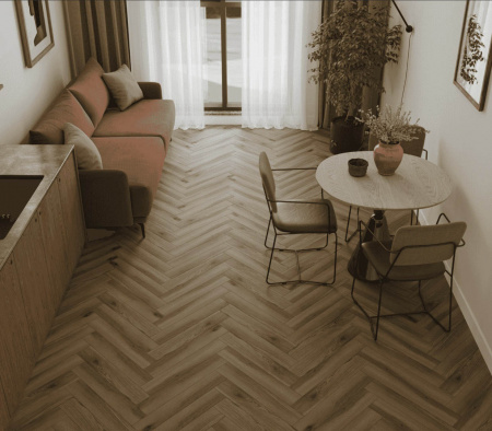 Ламинат Norland LF303-40 Дуб Лира, Herringbone Elegant