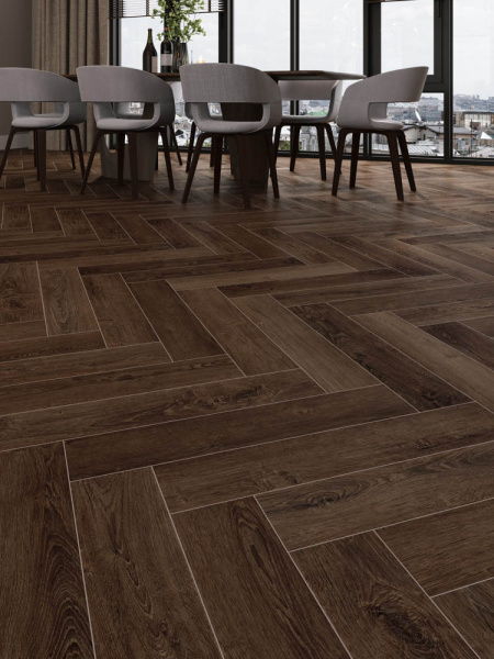 SPC ламинат CronaFloor Дуб Тулуза H001, Herringbone анонс