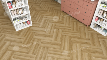 Ламинат Alpine Floor LF102-02 Дуб Эльзас, Herringbone 8 мм