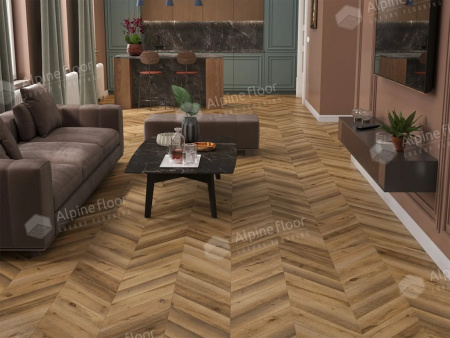 Ламинат Alpine Floor LF109-04 Дуб Килиманджаро, Chevron Art