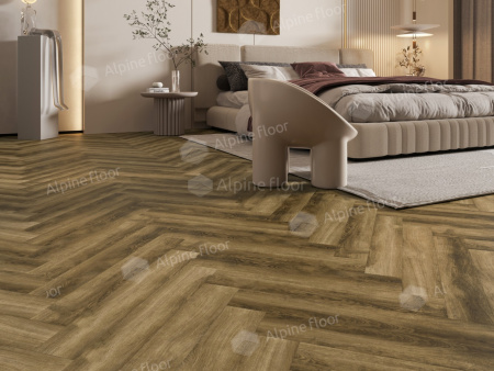 Ламинат Alpine Floor LF102-09 Дуб Марсель, Herringbone 8 мм