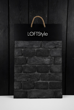 Декоративный кирпич LoftStyle Black